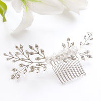 【KIWA BRIDAL】KBH-3 ビジューブランチヘアコーム(L)