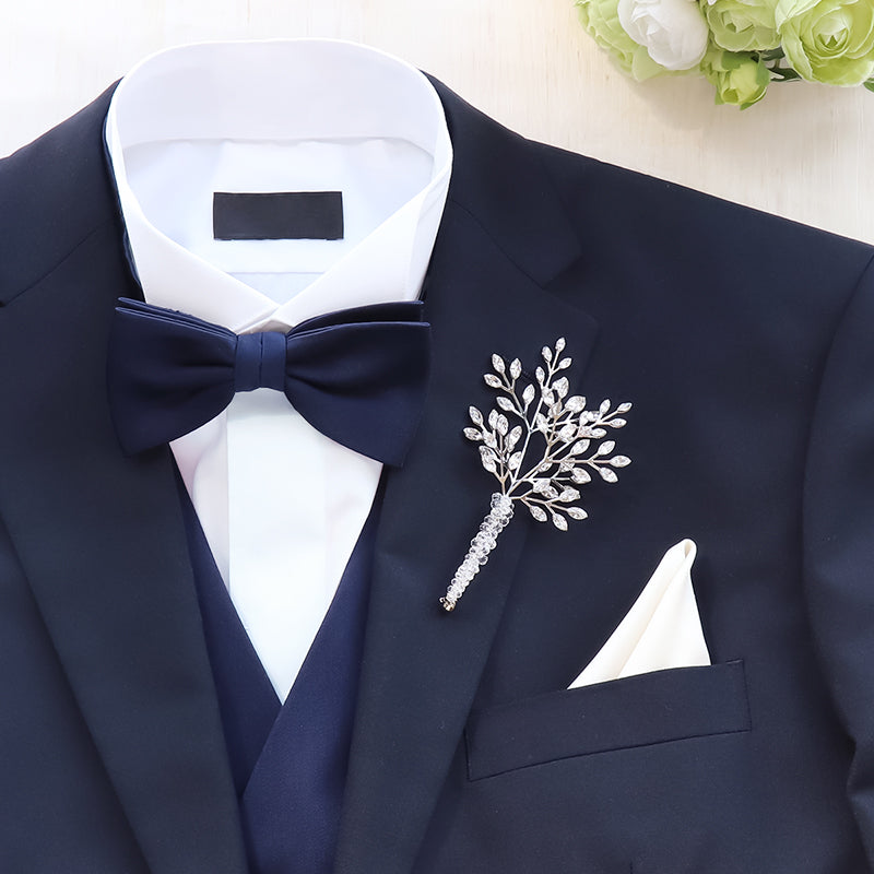 【KIWA BRIDAL】KBB-1 ビジューブランチ ブートニア