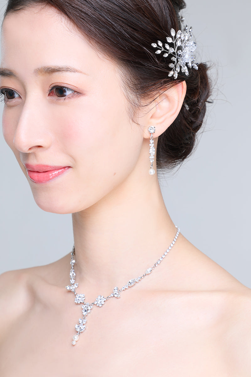【KIWA BRIDAL】伶美うらら 月の約束 ネックレス/イヤリング