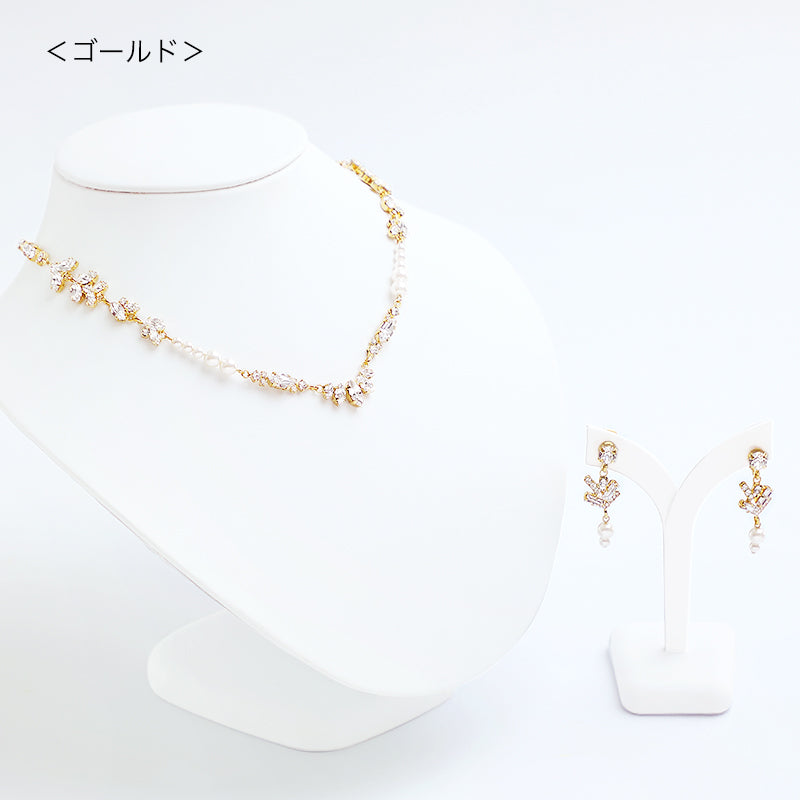【KIWA BRIDAL】伶美うらら 永遠の微笑み ネックレス/イヤリング