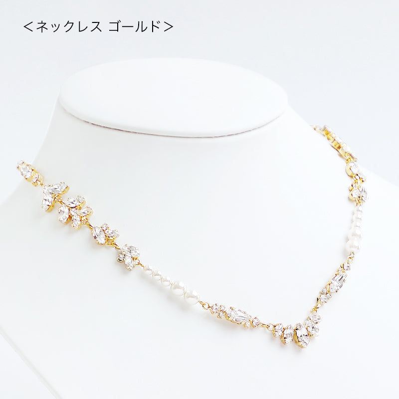 【KIWA BRIDAL】伶美うらら 永遠の微笑み ネックレス/イヤリング