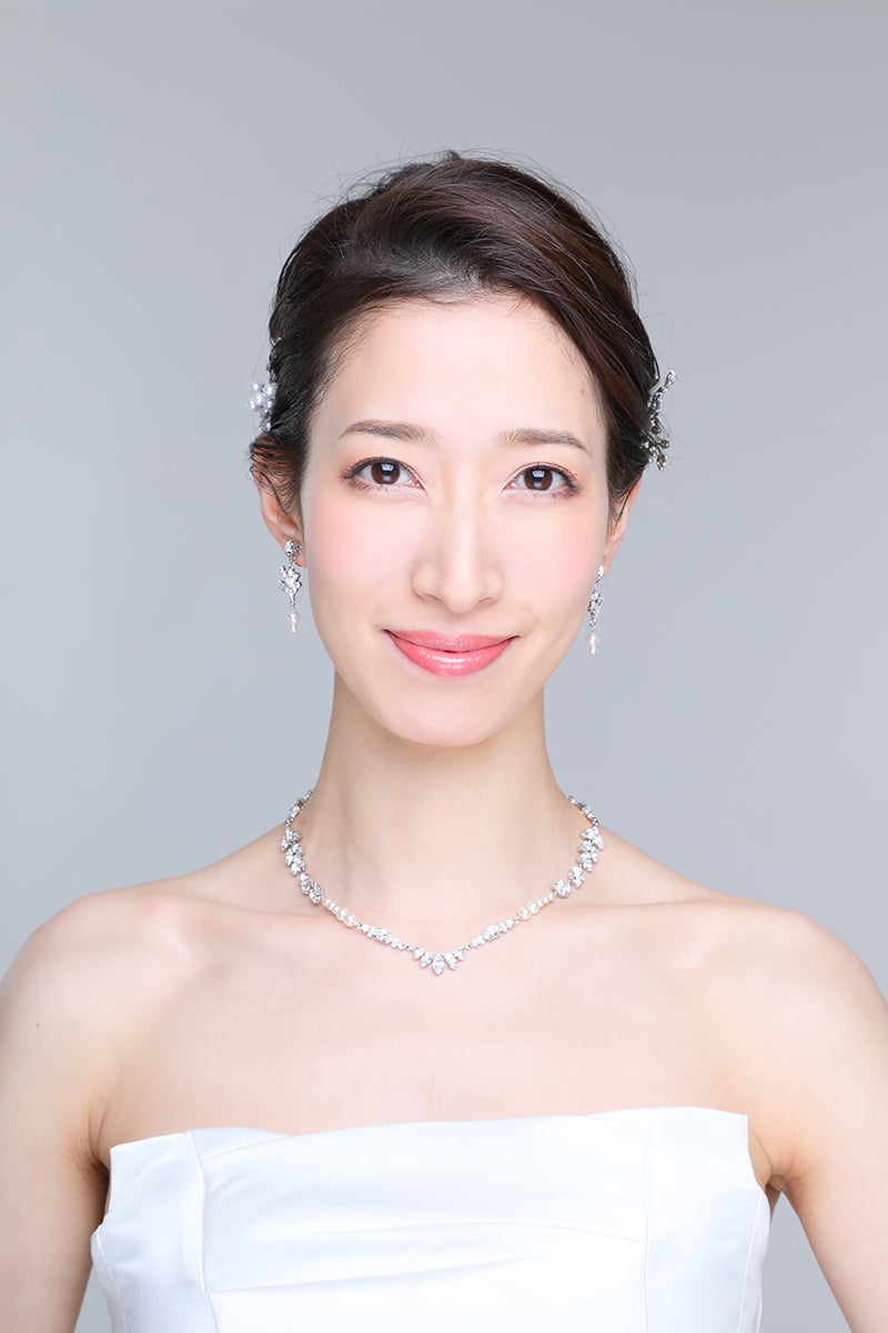 【KIWA BRIDAL】伶美うらら 永遠の微笑み ネックレス/イヤリング