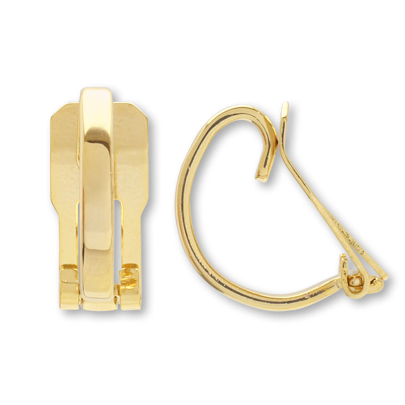 Soft fit earring hoop gold