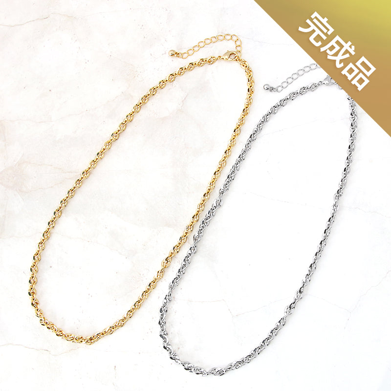 【完成品】チェーンネックレス K-414(アジャスター付)