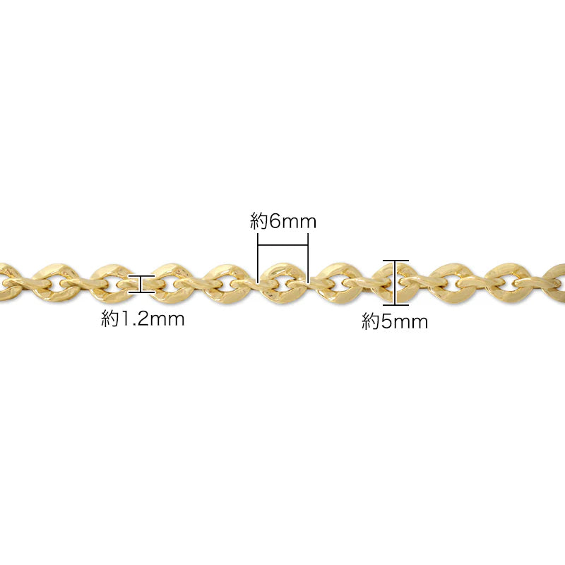 【完成品】チェーンネックレス K-414(アジャスター付)