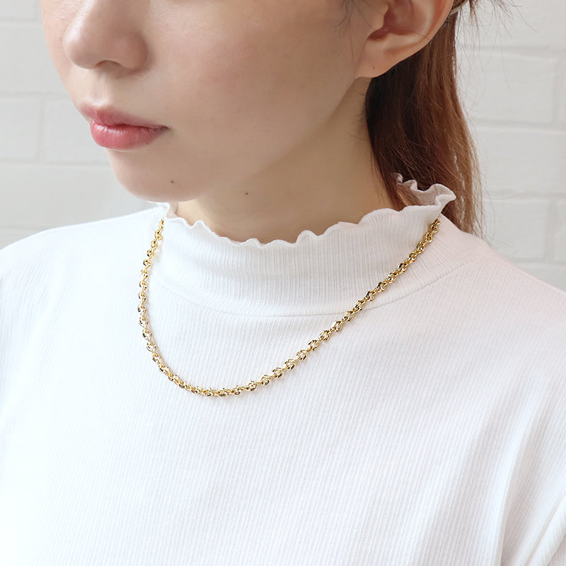 【完成品】チェーンネックレス K-414(アジャスター付)