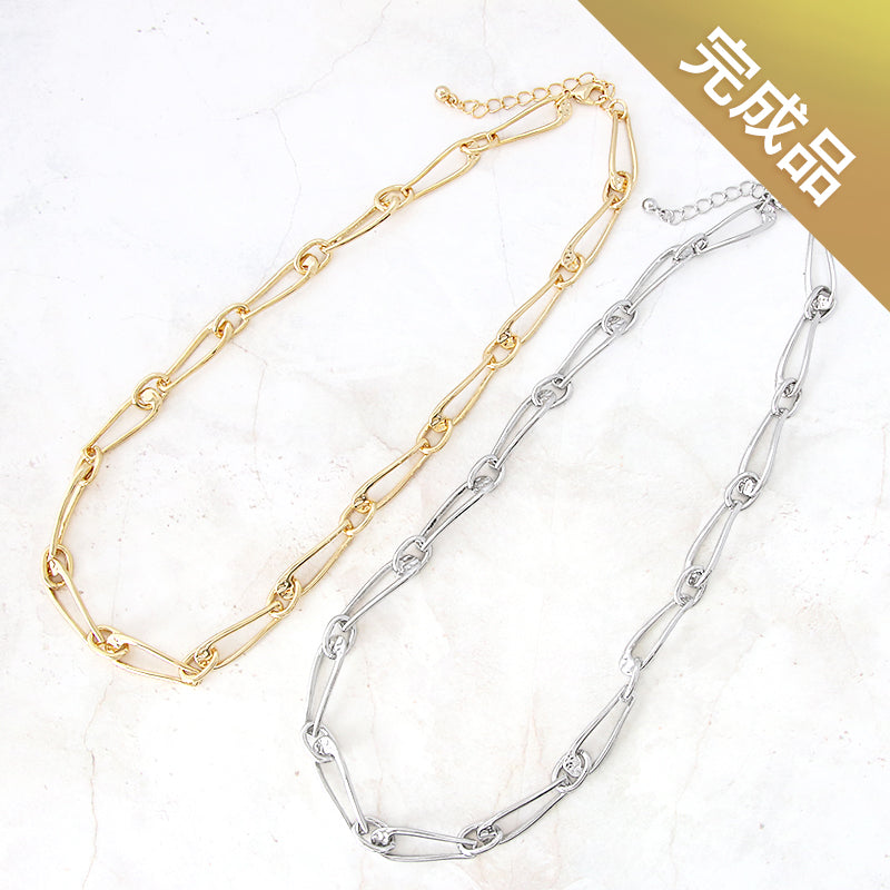 【完成品】チェーンネックレス K-415(アジャスター付)