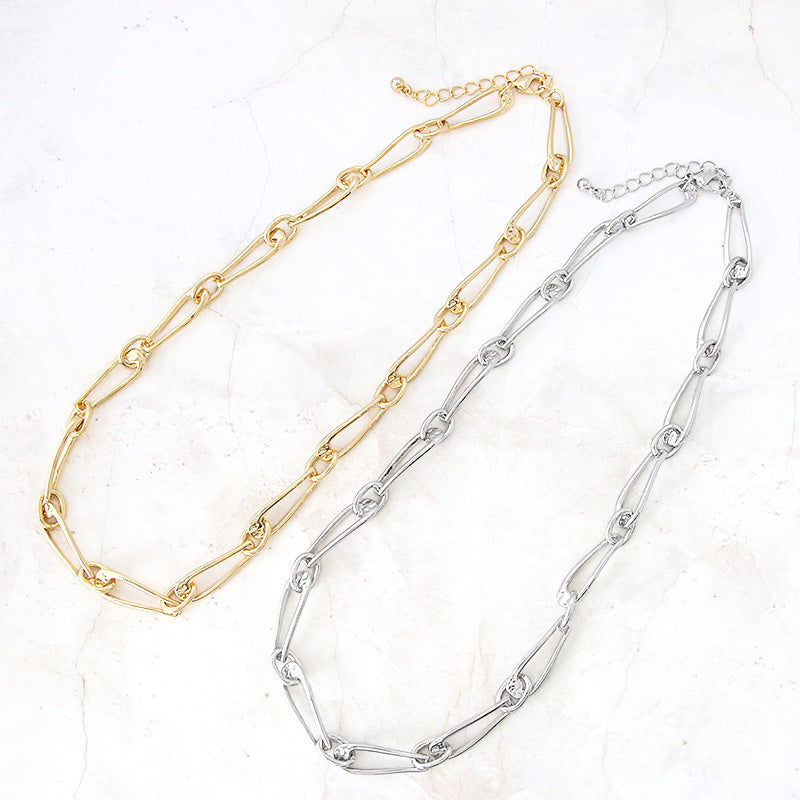 Chain necklace K-415 (with adjuster)