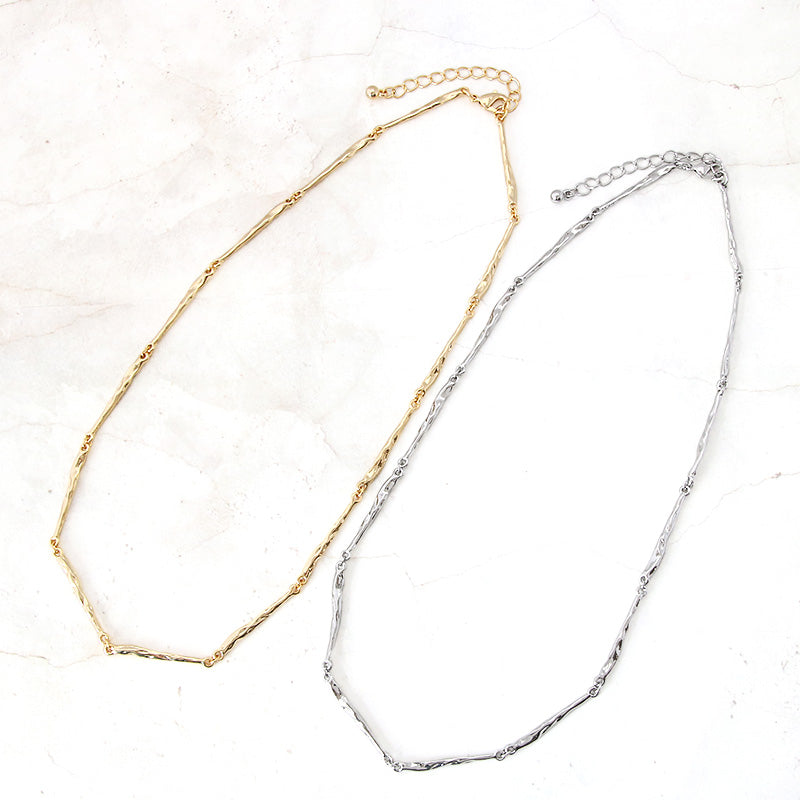 Chain necklace K-418 (with adjuster)