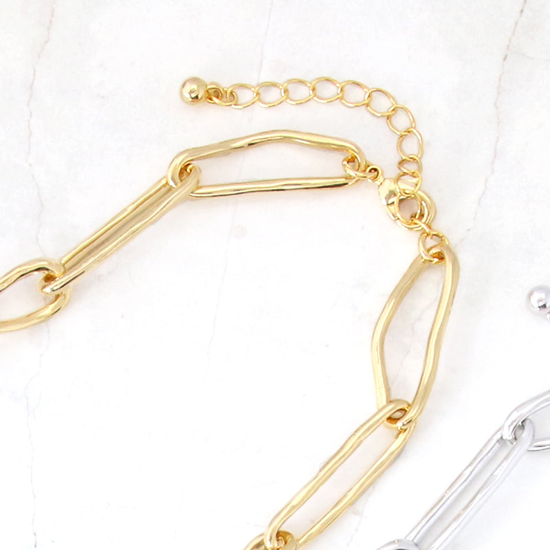 【完成品】チェーンネックレス K-404(アジャスター付)