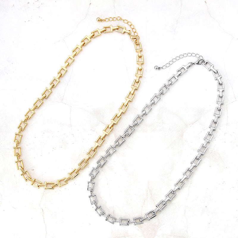Chain necklace K-419 (with adjuster)