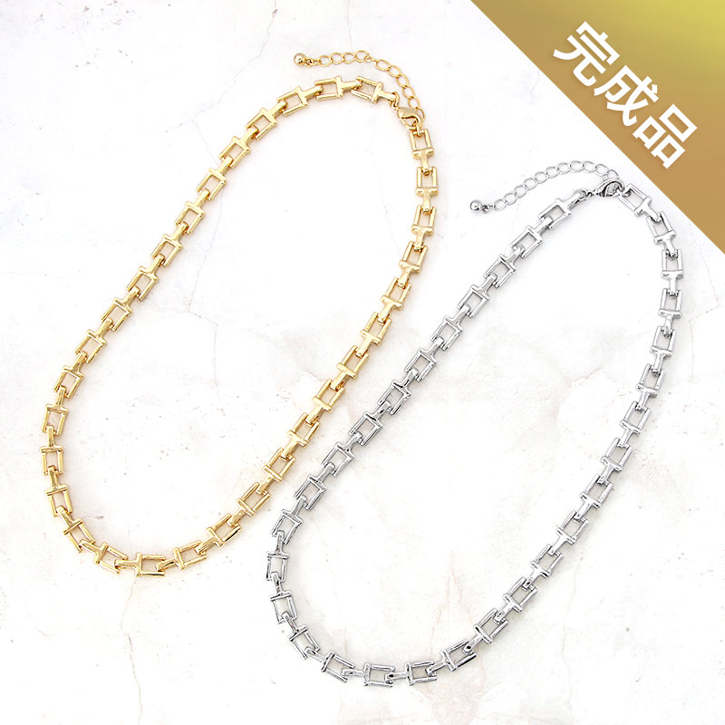 【完成品】チェーンネックレス K-419(アジャスター付)