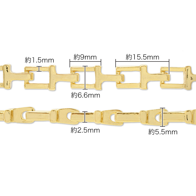 【完成品】チェーンネックレス K-419(アジャスター付)