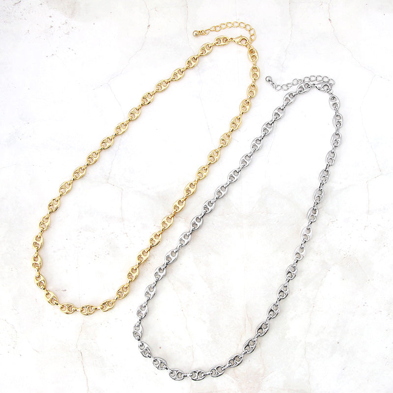 Chain necklace K-420 (with adjuster)