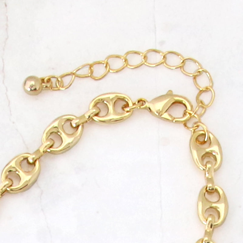 【完成品】チェーンネックレス K-420(アジャスター付)