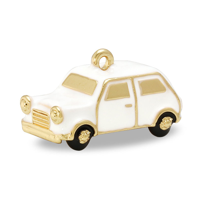 チャーム 自動車 クラシックカー ホワイト/G