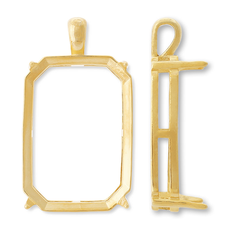 バチカン付石座 オクタゴン #4627用 ゴールド