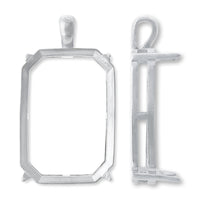 Rhodium color for octagon with Vatican # 4627