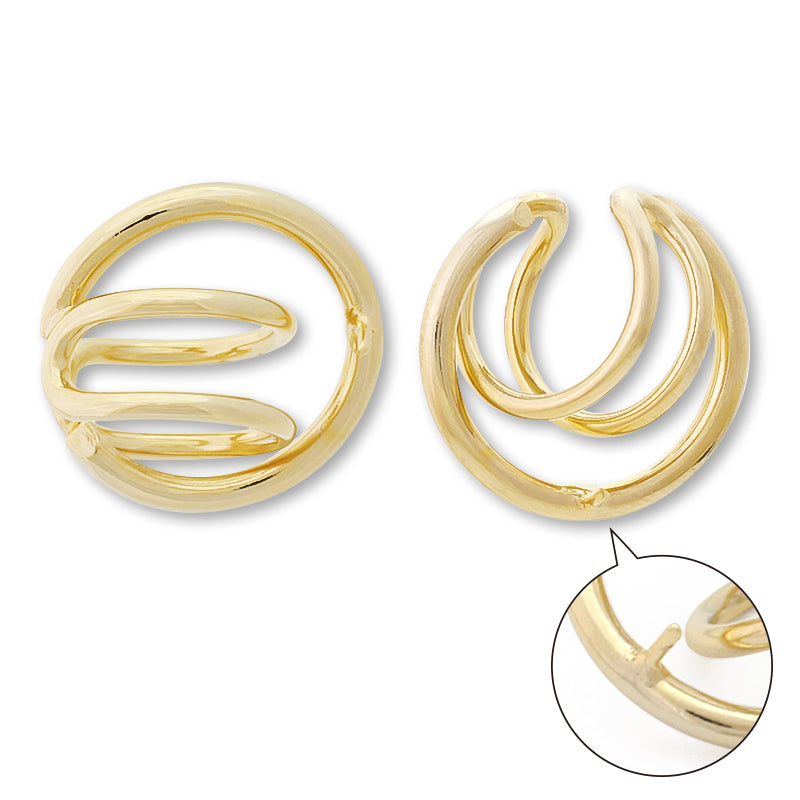 Ear cuff core No.3 gold