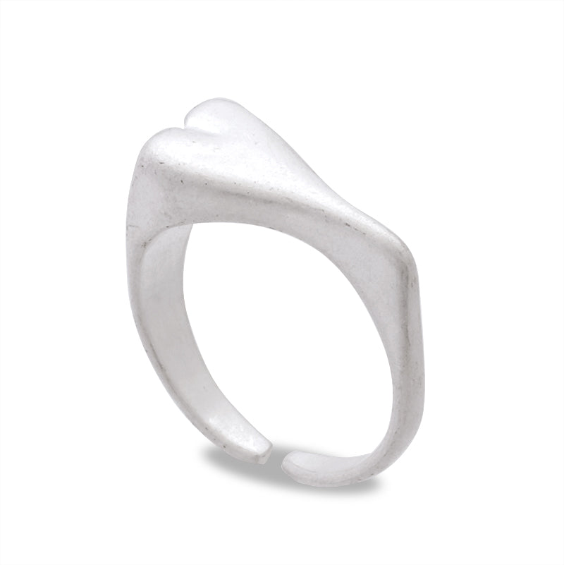 Ring Heart Wearn Silver