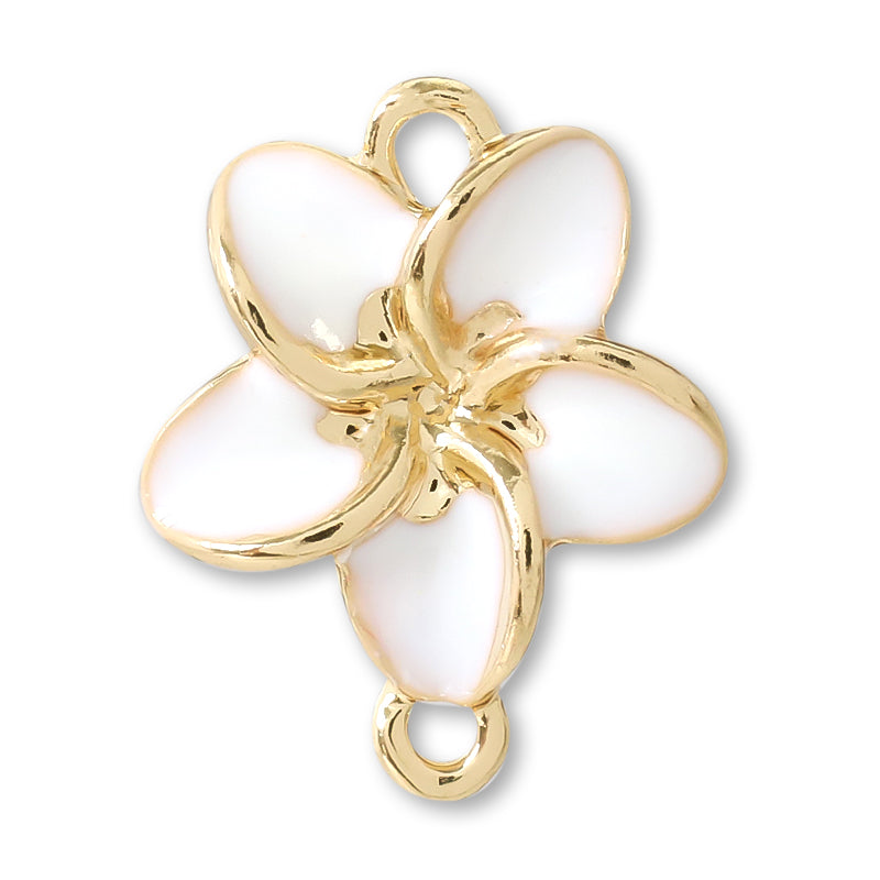 Charm Plumeria 2 Can White/G