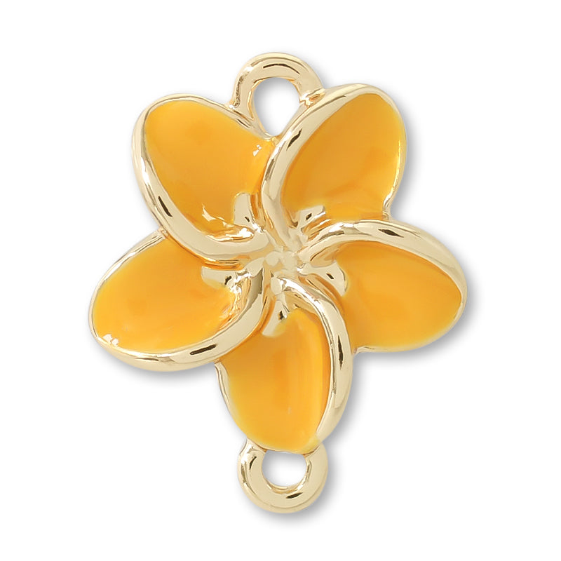 Charm Plumeria 2 Can Orange/G