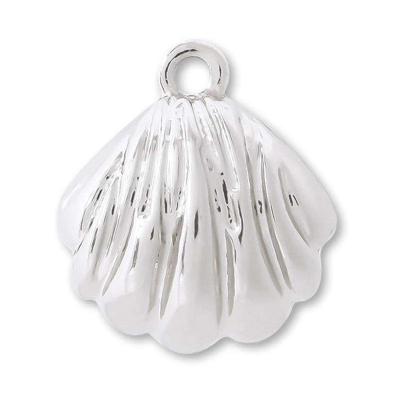 Charm shell silver plating