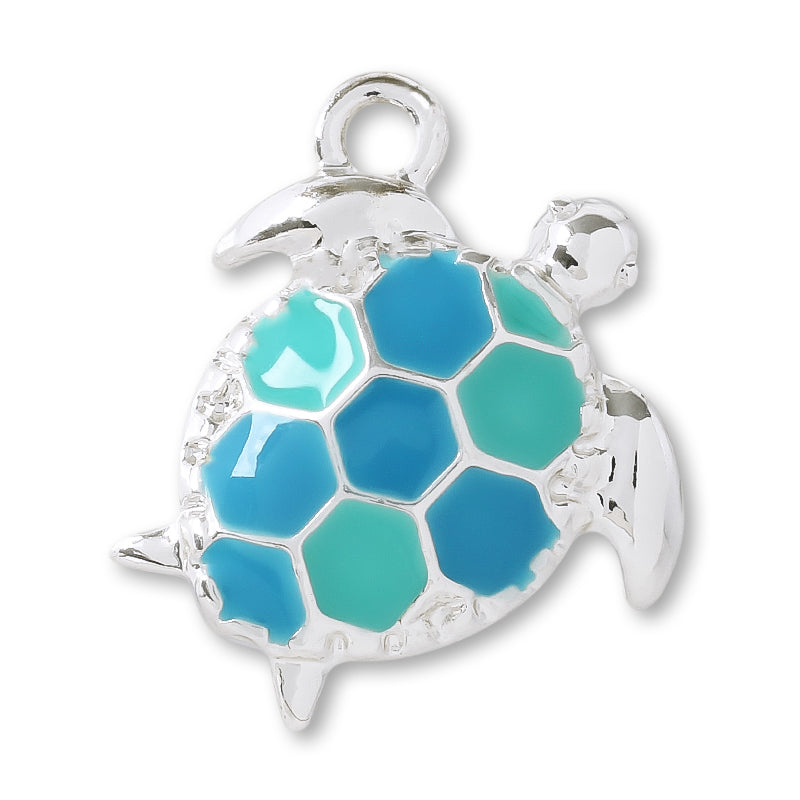 Charm sea turtles blue/sv