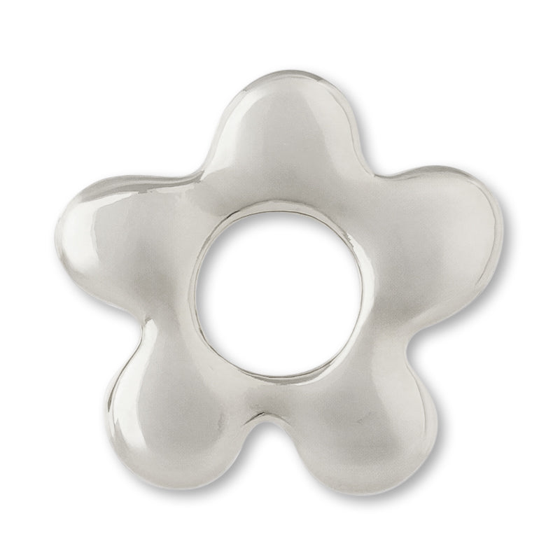 Metal Parts Daisy 3 Rodium Color