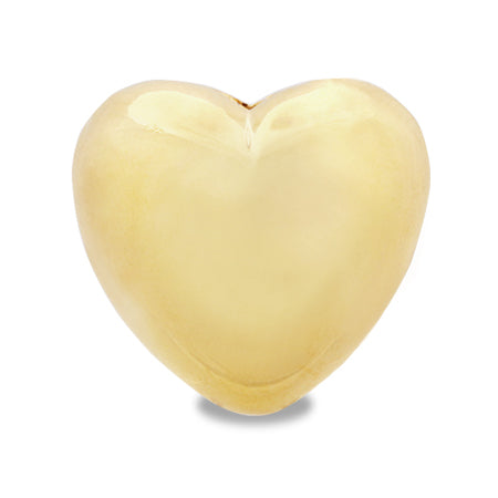 CCB parts heart vertical hole gold