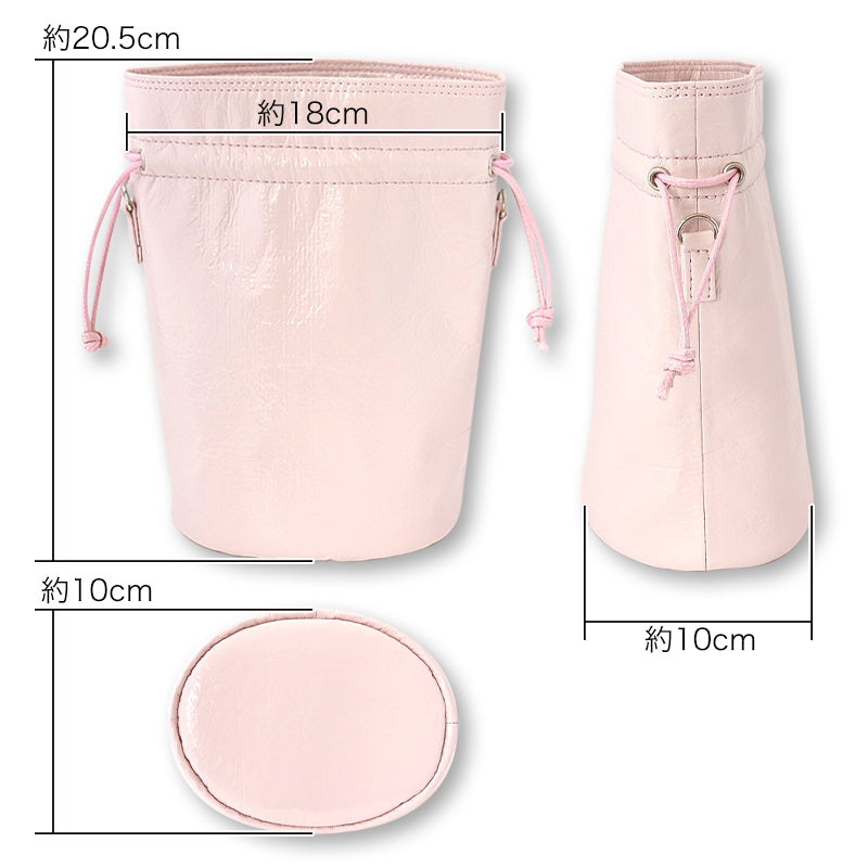 巾着ポーチ ピンク【アウトレット】