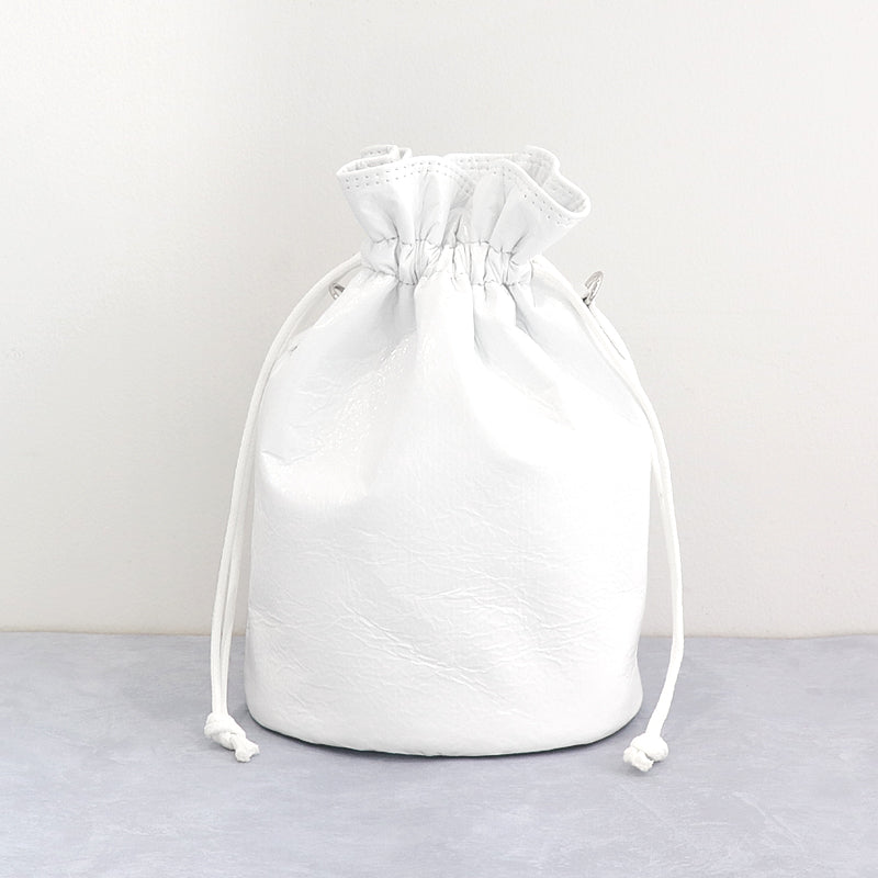 巾着ポーチ ホワイト【アウトレット】