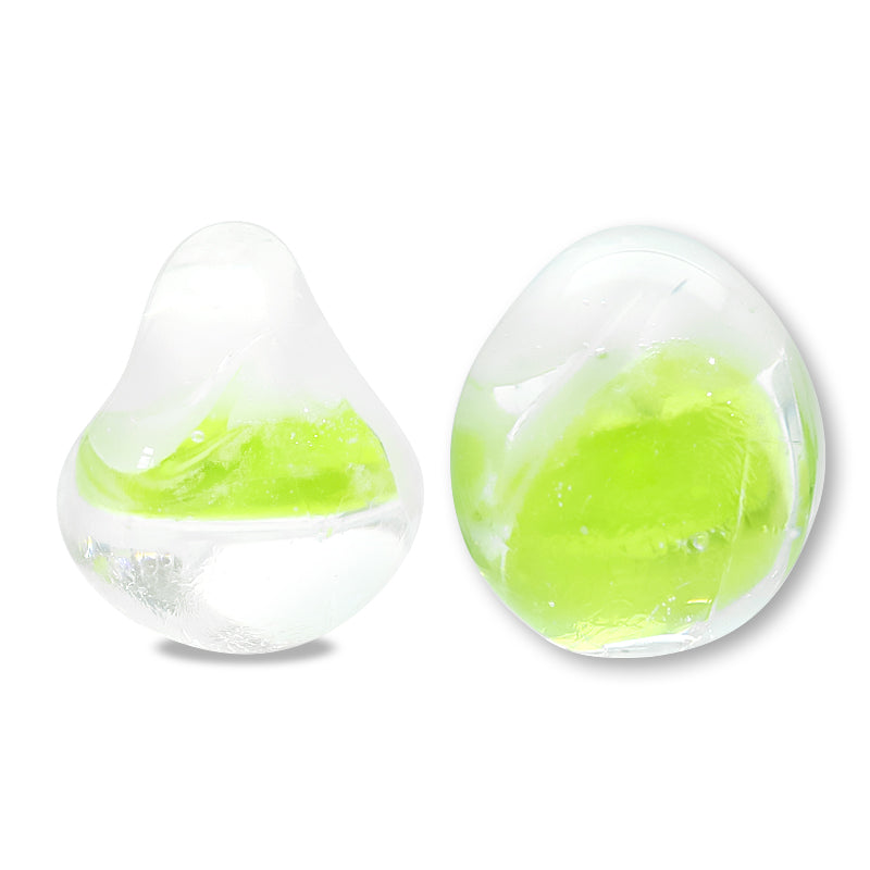 ティアドロップビーズ マスカット