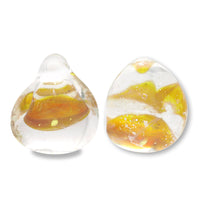 Tear Drop Beads Honey Hunt