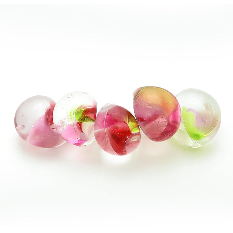 Tear Drop Beads Pink Julch Lip