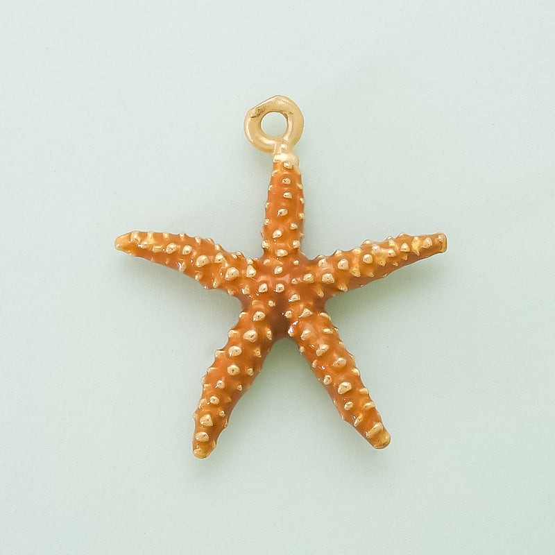 スペインチャーム ヒトデ No.2 ブラウン/MG