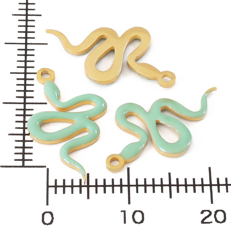 スペインチャーム スネーク ターコイズグリーン/G