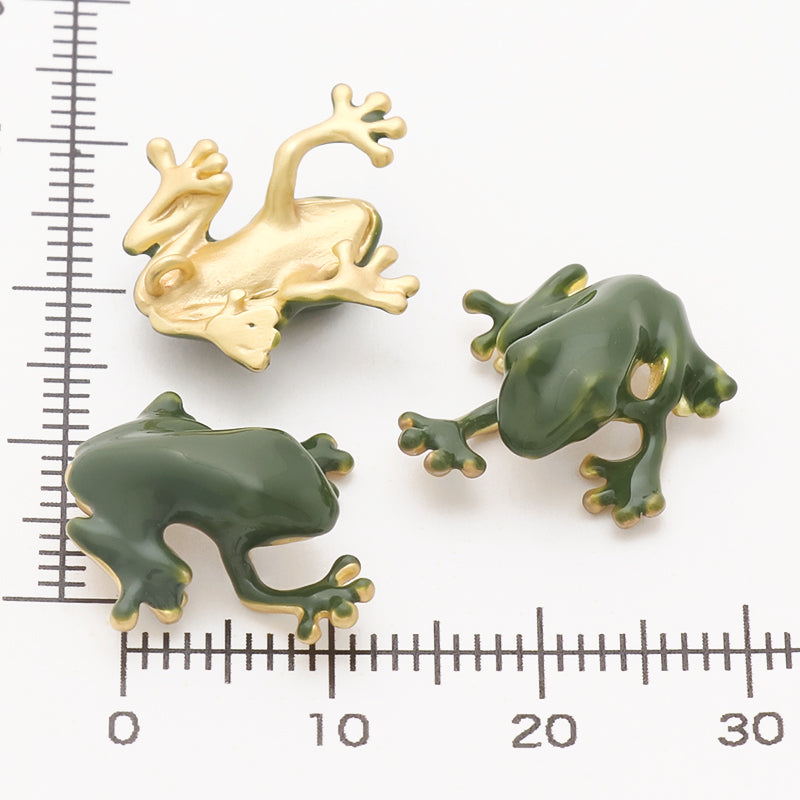 スペインパーツ カエル 裏カン付 ダークグリーン/MG