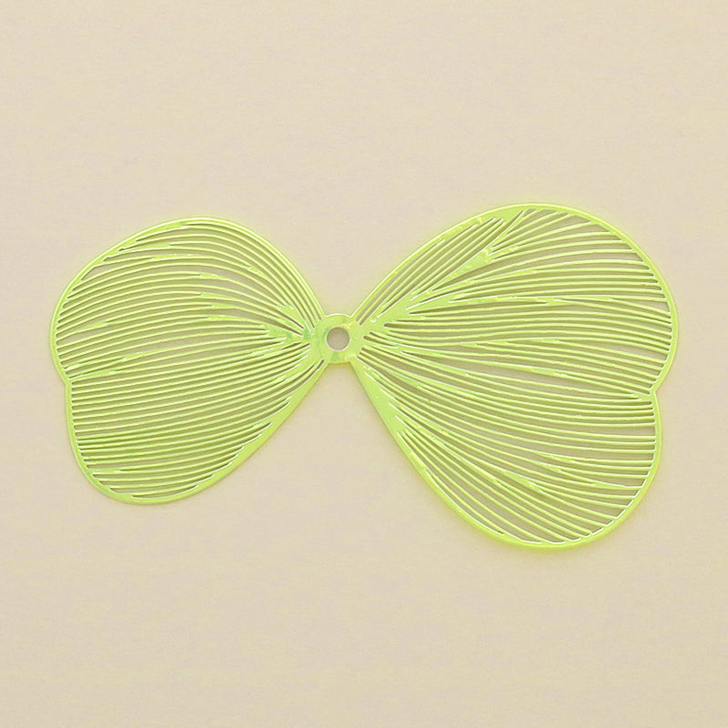 Spain parts double petal metallic green