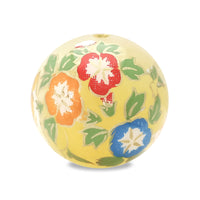 転写クモビーズ 朝顔 黄