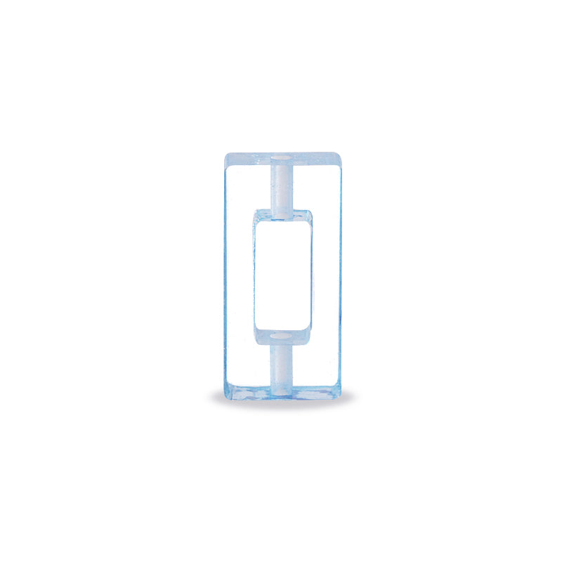 Acrylic Germany Cheerful Rectangle Crystal/Aquamarine