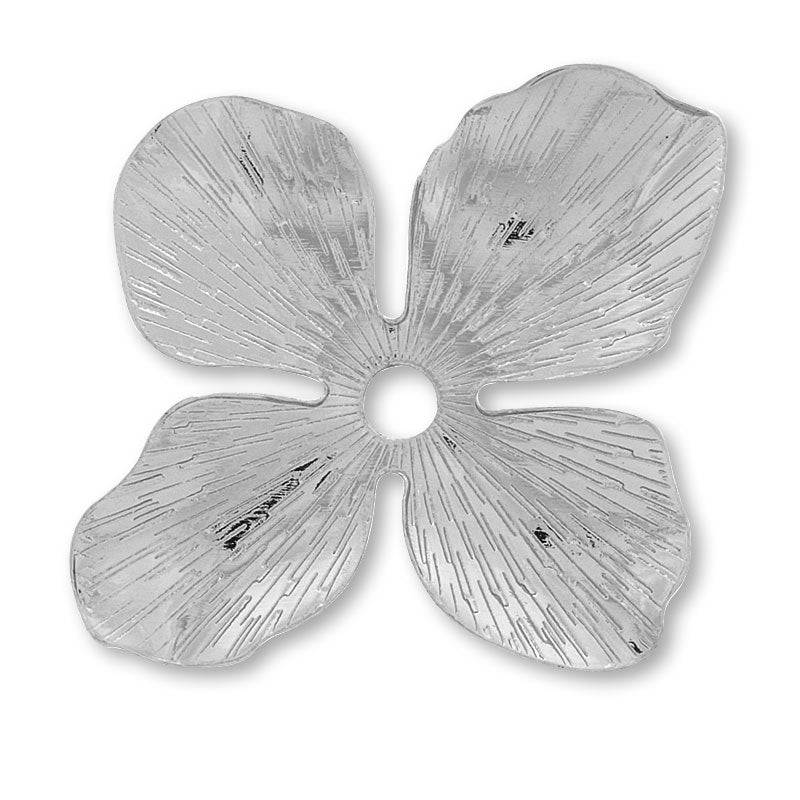 メタルフラワー No.28 ロジウムカラー