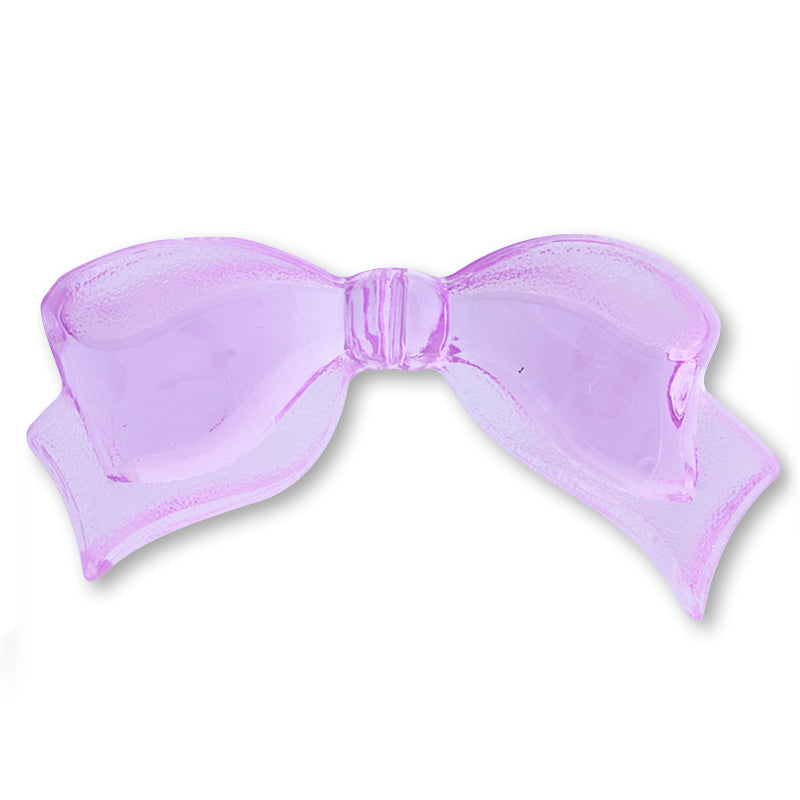 アクリル ドイツ製 リボン1 クリアラベンダー