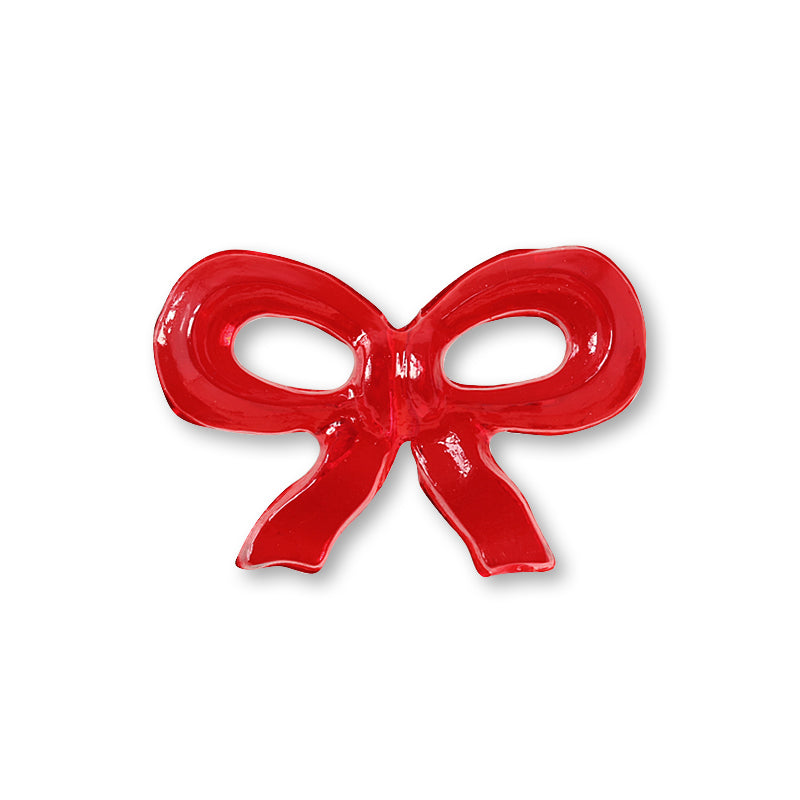 アクリル ドイツ製 リボン2 クリアレッド