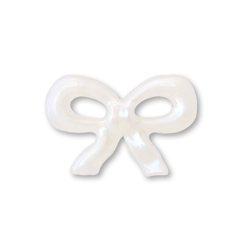 アクリル ドイツ製 リボン2 パールホワイト