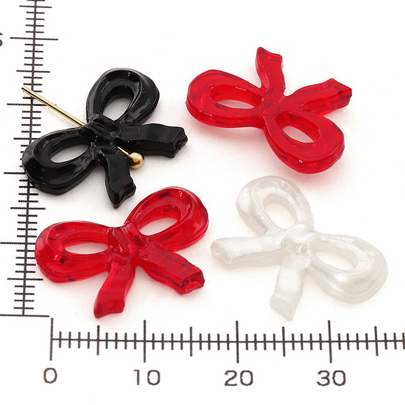 アクリル ドイツ製 リボン2 ブラック