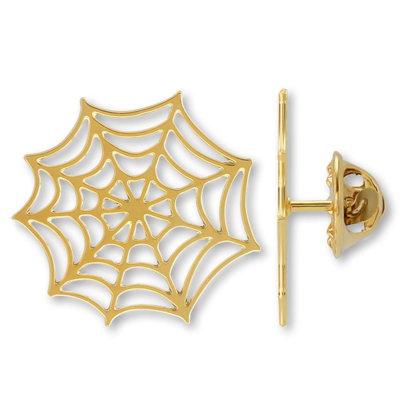 チョウタックセット クモの巣 キャッチ付 ゴールド – 貴和製作所