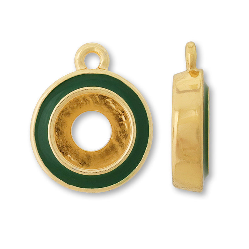BezelCharm Round Epo 1 Can Green/G