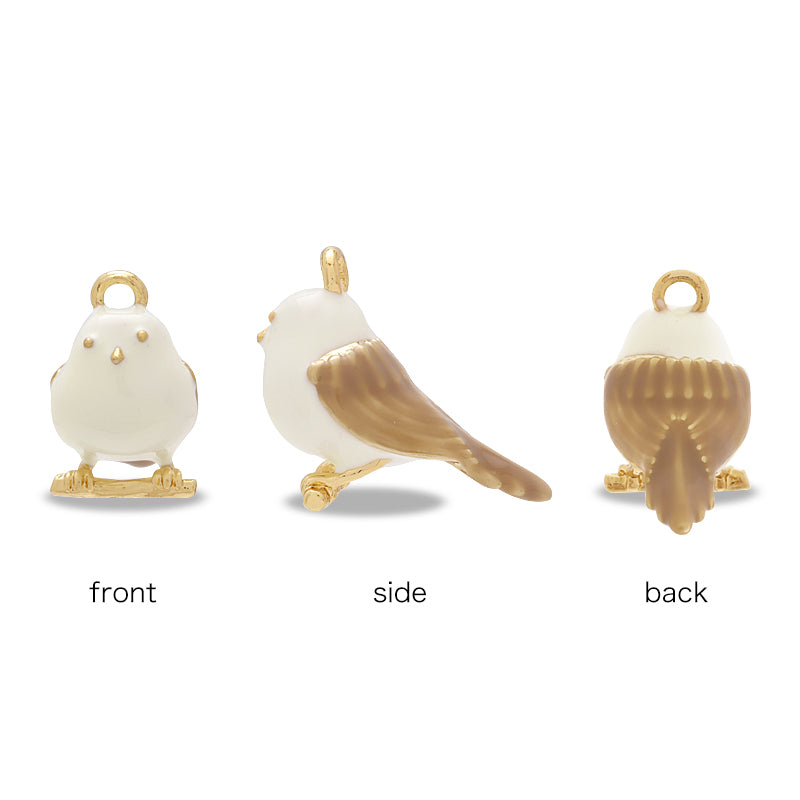 Charm Simaenaga White Brown/G