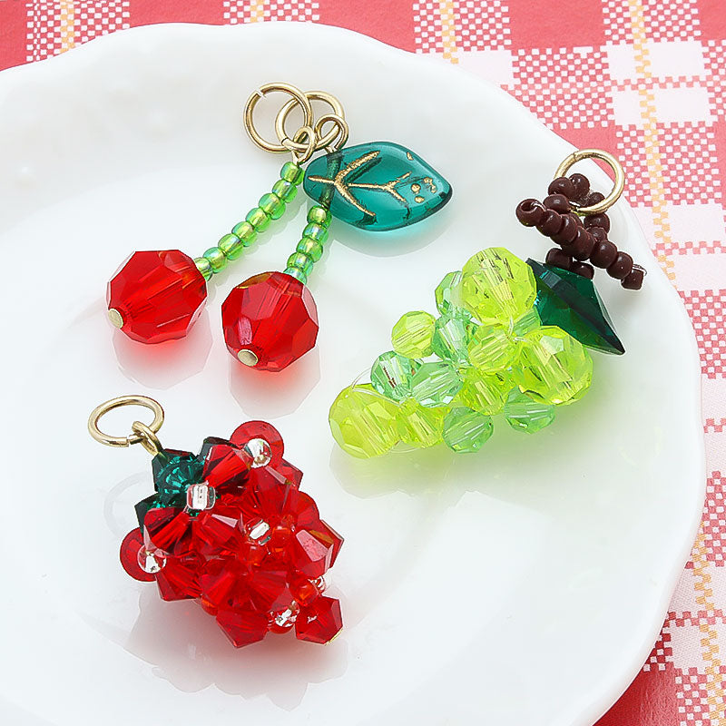 Kit 3 luxury fruits & vegetable cherries, strawberries and muscat (KR1065)